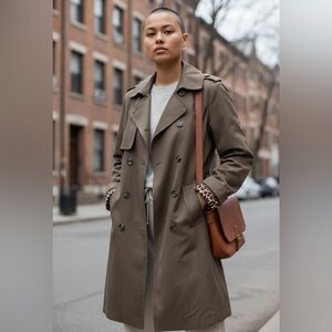 Women’s Classic Brown Trench Coat